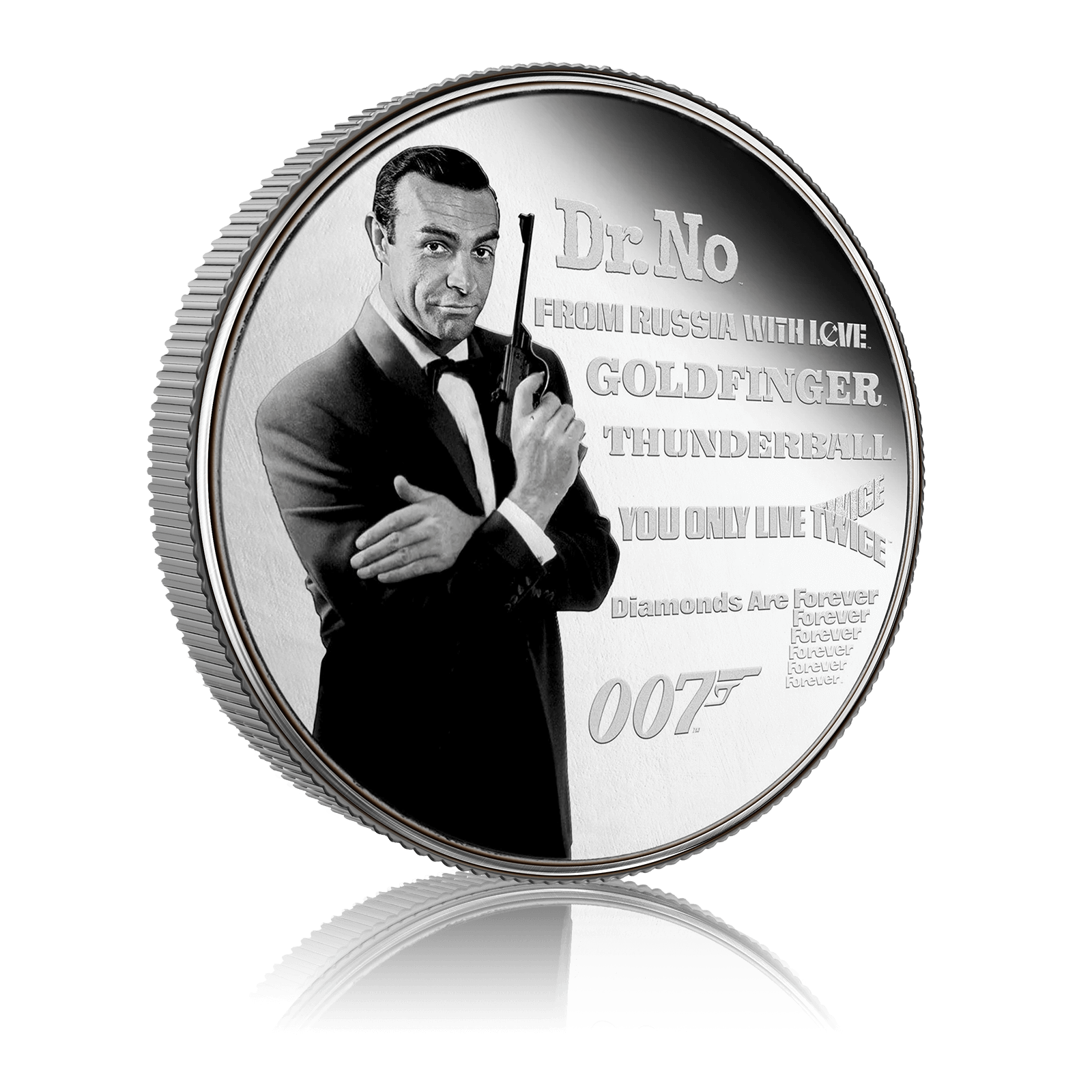 1oz Silver James Bond Legacy Series Gift Box (2021) 4